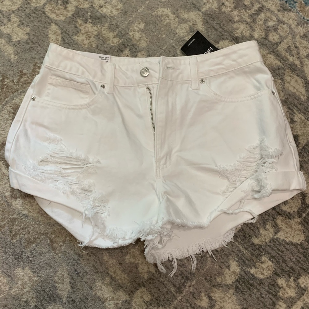 White forever 21 shorts